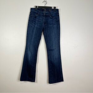 Seven 7 For All Mankind Women's Mid Rise Boot Cut Jeans